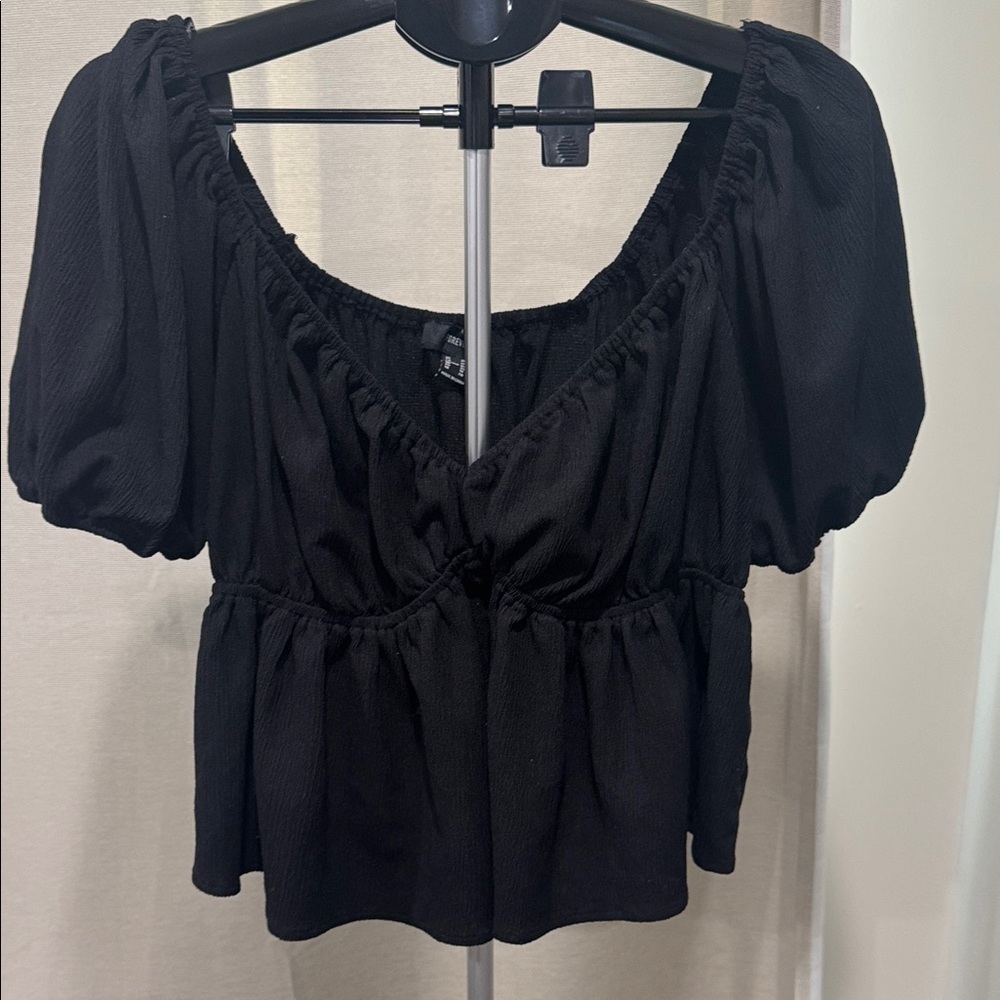 Elegant Black Women's Top
